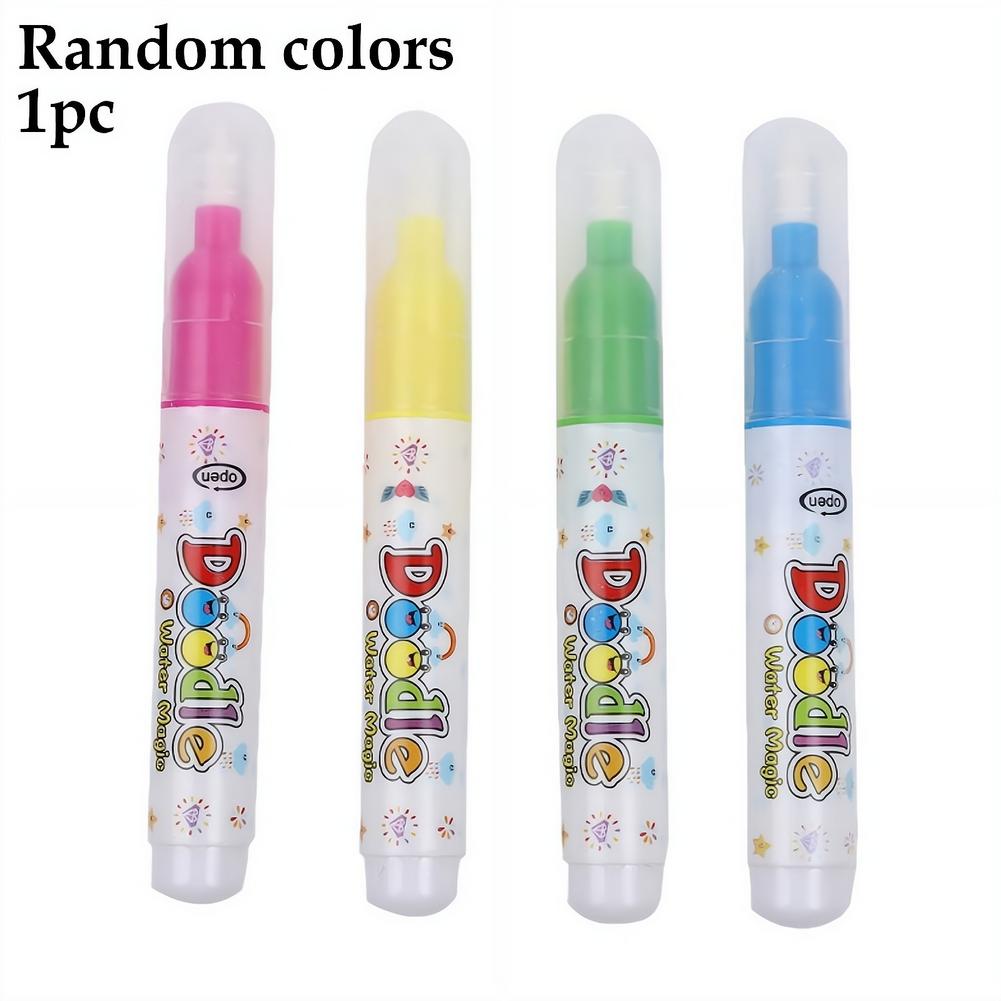 Reusable Water Magic Coloring Book - 1/4 قطعة قلم ماء سحري قابل