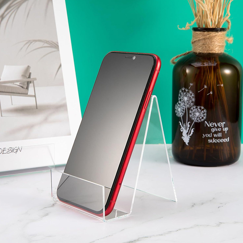 Clear Acrylic Book Stand Holder - حامل عرض المجلات، حامل عرض الكتب