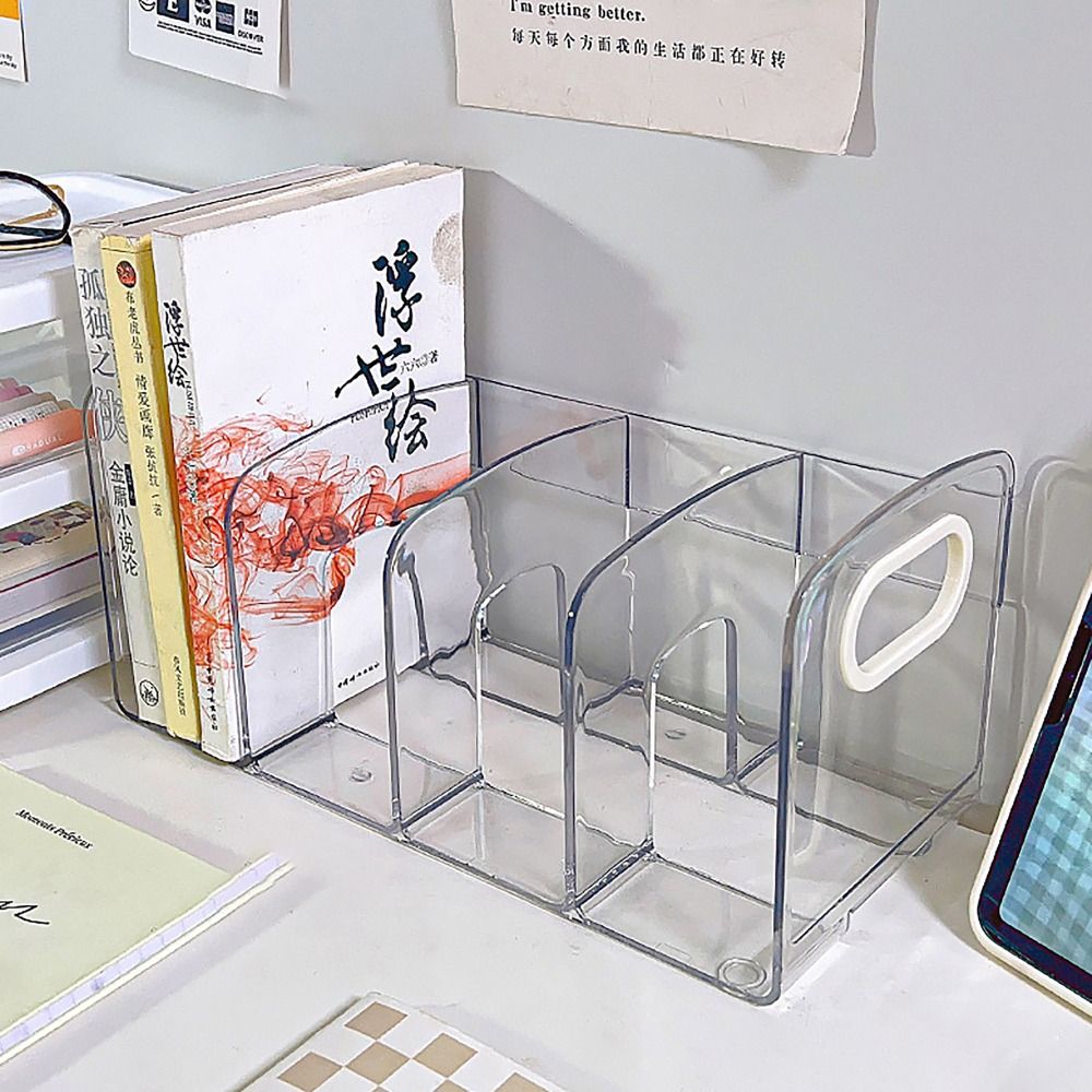 Clear Acrylic Book Stand Holder - حامل كتب محمول من الأكريليك الشفاف