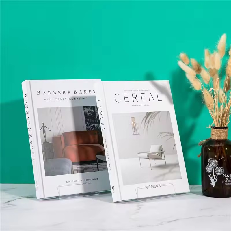 4 قطعة حامل كتب أكريليك حامل ك - مراجعة Clear Acrylic Book Stand Holder وسعره
