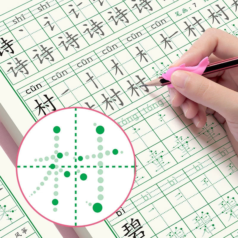 الشخصيات الصينية الخط هونغ كتا - مراجعة Chinese Calligraphy Practice Book وسعره