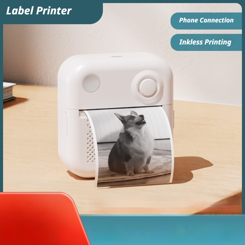 طابعة حرارية صغيرة محمولة تعمل - مراجعة Mini Pocket Thermal Printer Paper Roll وسعره