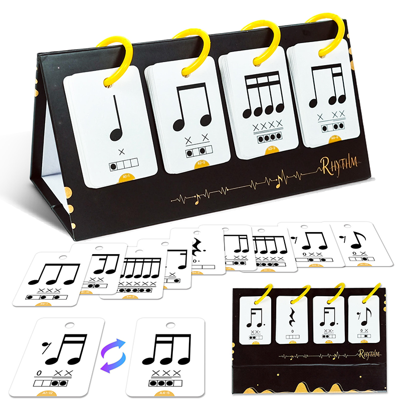 【Y】72 قطعة بطاقات تعليمية لتنم - مراجعة Blank Sheet Music Notebook وسعره