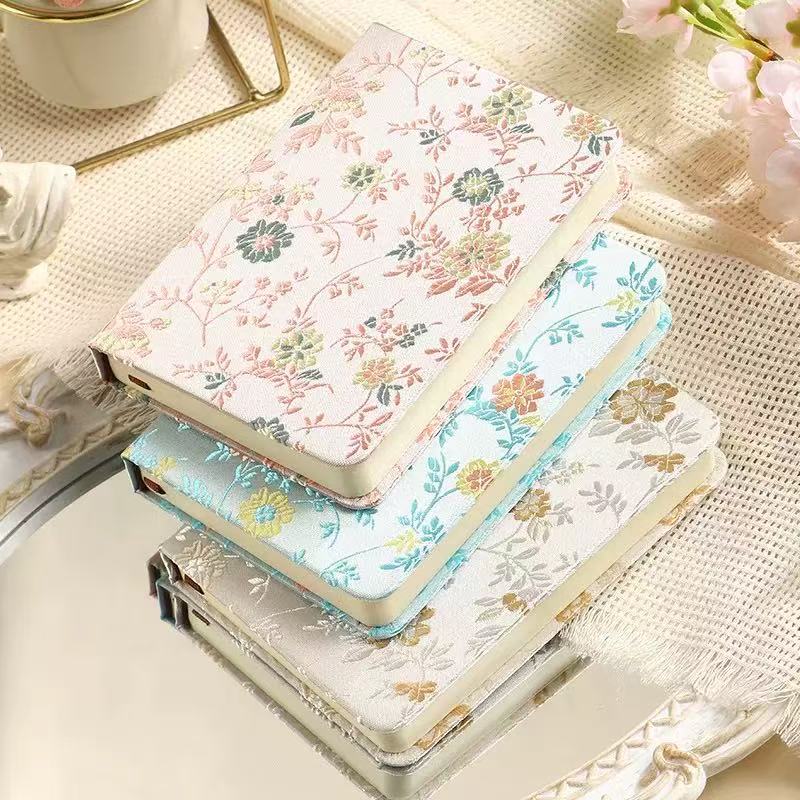 دفتر ملاحظات صيني A6 بنقوش زهر - مراجعة Vintage Leather Journal Notebook وسعره