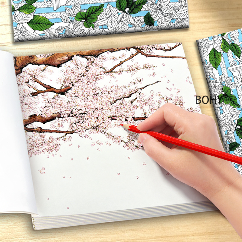 كتاب تلوين بثيمة السفر عبر الز - مراجعة Adult Coloring Book Stress Relief وسعره
