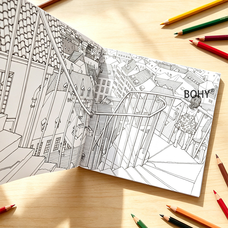 كتاب تلوين بثيمة السفر عبر الز - مراجعة Adult Coloring Book Stress Relief وسعره